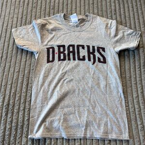 Majestic Youth Arizona Diamondbacks Gray Jersey Shirt NWOT Size L